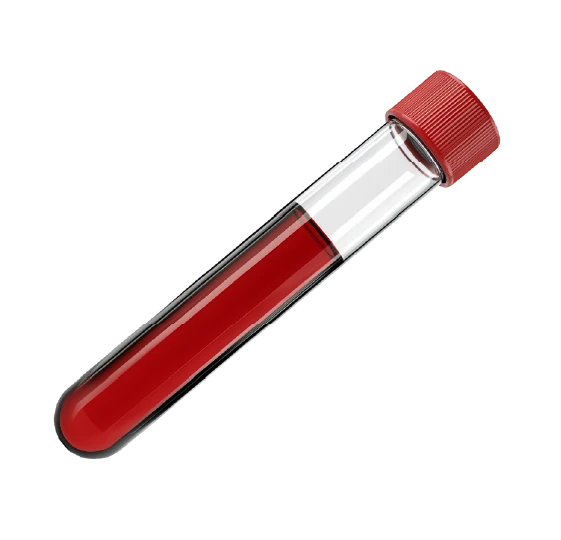 Blood vials for EVA™ 70+ biomarker blood test in Dubai