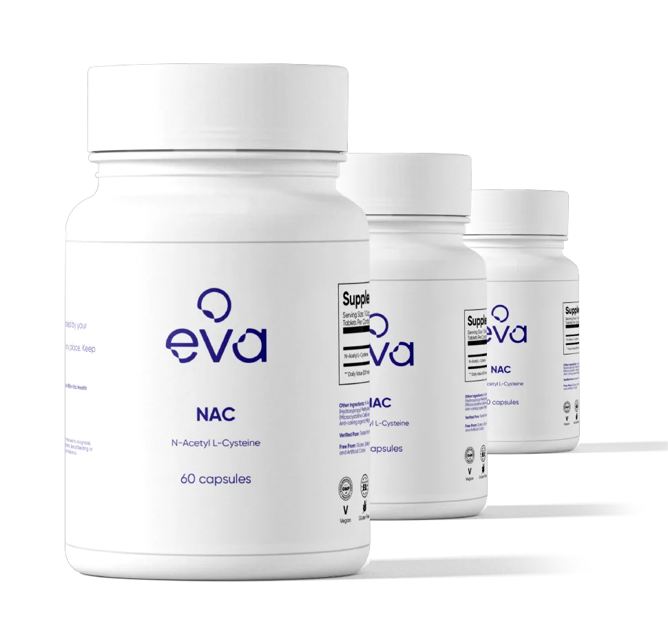 EVA™ metabolic and cellular support supplement, built from your DNA and blood data